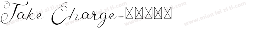 Take Charge字体转换